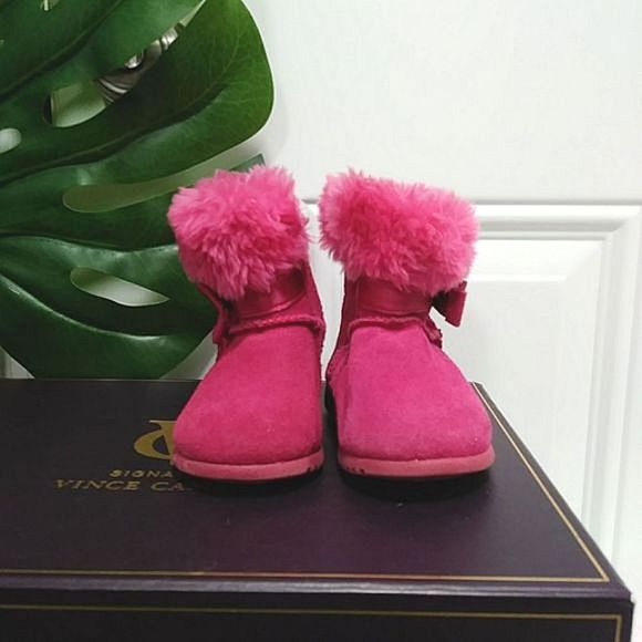 Circo Other - Circo Pink Suede Fur Boots 5